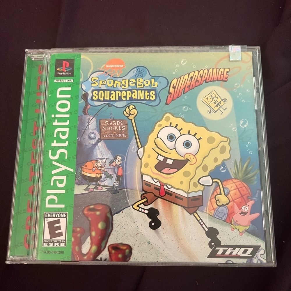 PlayStation SpongeBob SquarePants Supersponge Game